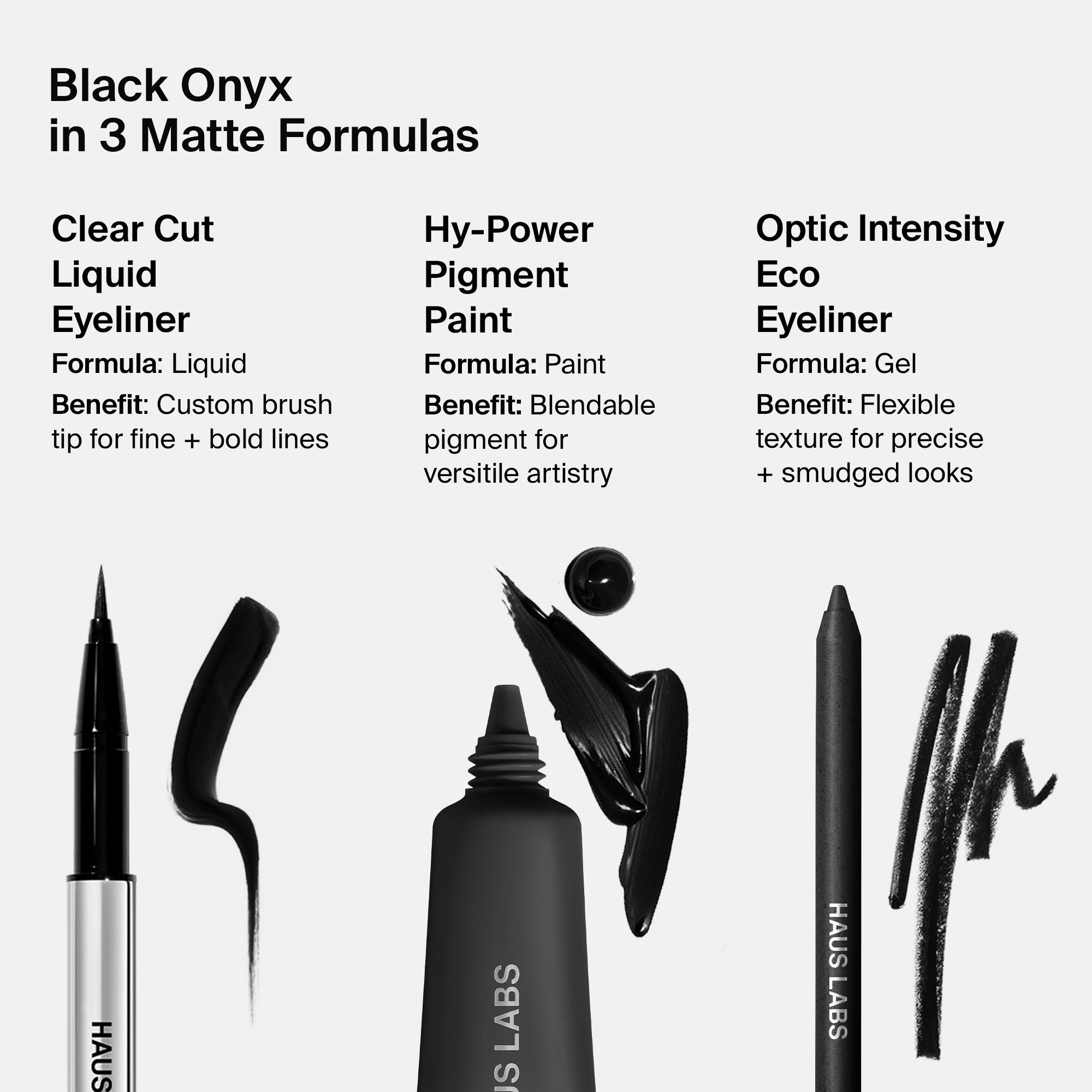 Clear Cut Liquid Eyeliner - Haus Labs